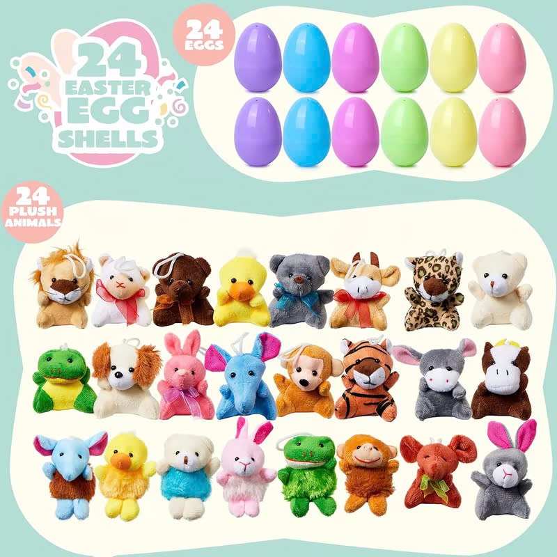 🔥49% OFF Today Only! 12/24/36 Pcs Prefilled Easter Eggs, Ideal for Kids Gifts, Party Favors, Classroom Rewards & Fun Activities