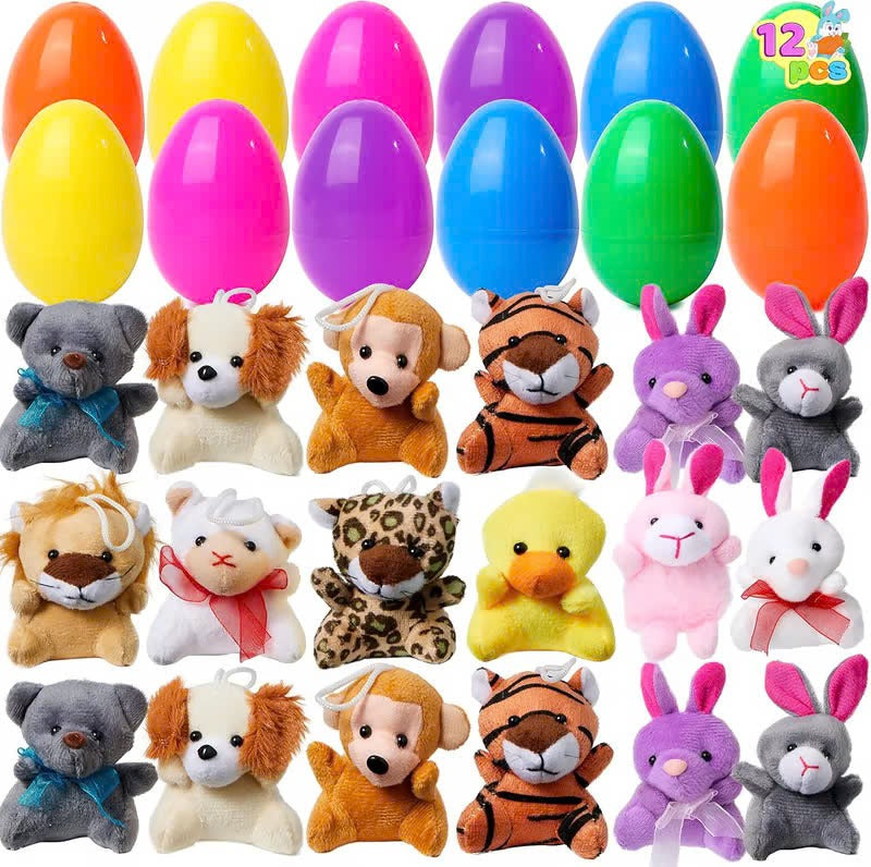 🔥49% OFF Today Only! 12/24/36 Pcs Prefilled Easter Eggs, Ideal for Kids Gifts, Party Favors, Classroom Rewards & Fun Activities