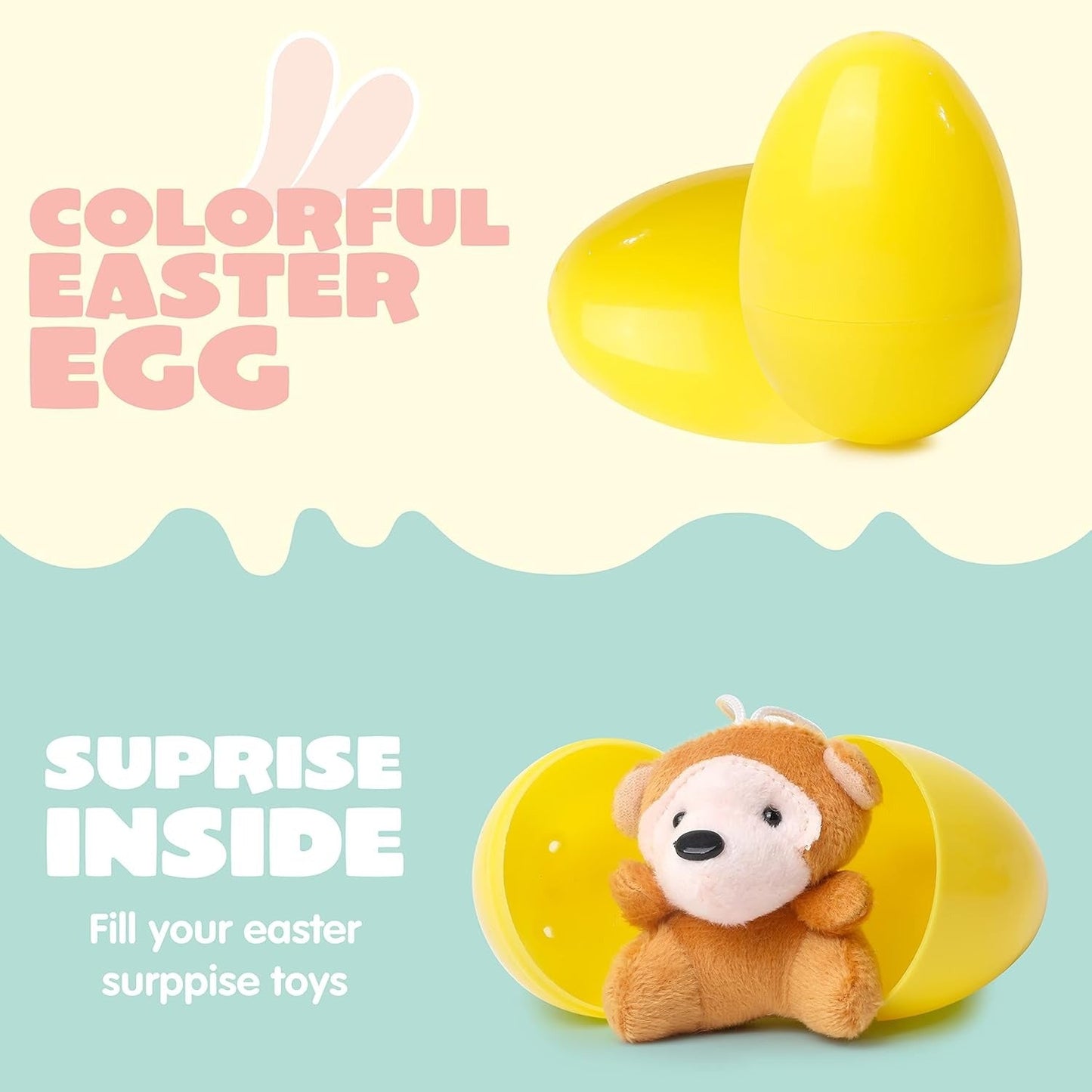 🔥49% OFF Today Only! 12/24/36 Pcs Prefilled Easter Eggs, Ideal for Kids Gifts, Party Favors, Classroom Rewards & Fun Activities