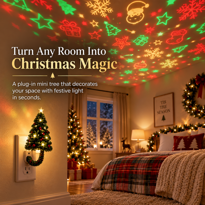 🎄 Projector Night Light