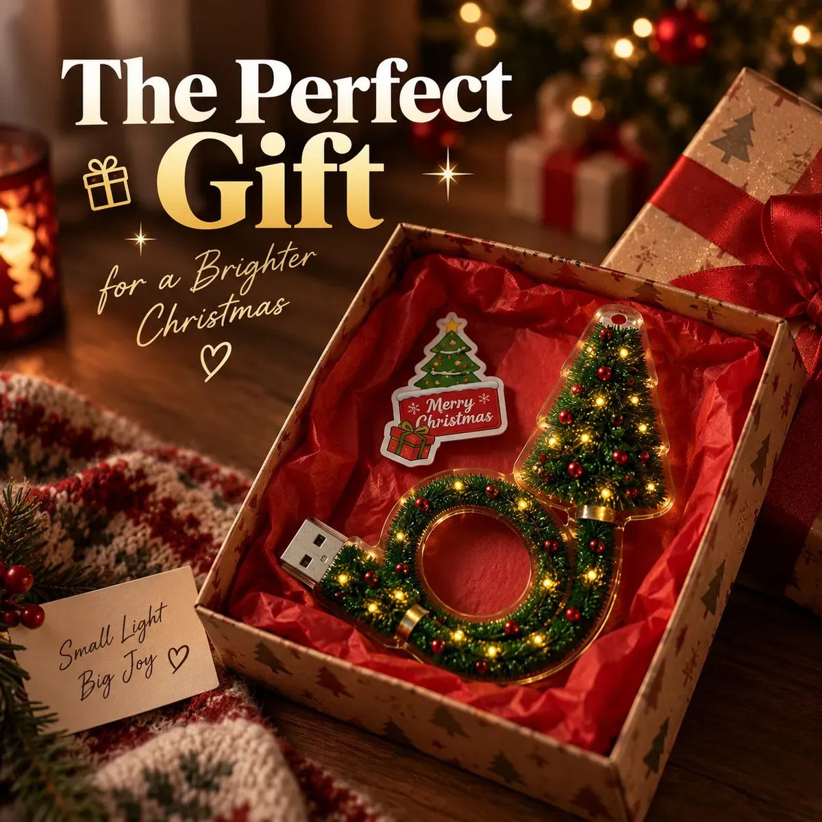 ✨ Magical Christmas Projector - 6 Festive Light Patterns for Cozy Nights & Holiday Gift 🎁